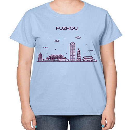 Fuzhou 751# - cities-  Ladies T-Shirt