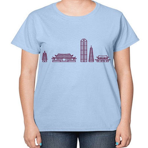 Fuzhou 752# - cities-  Ladies T-Shirt