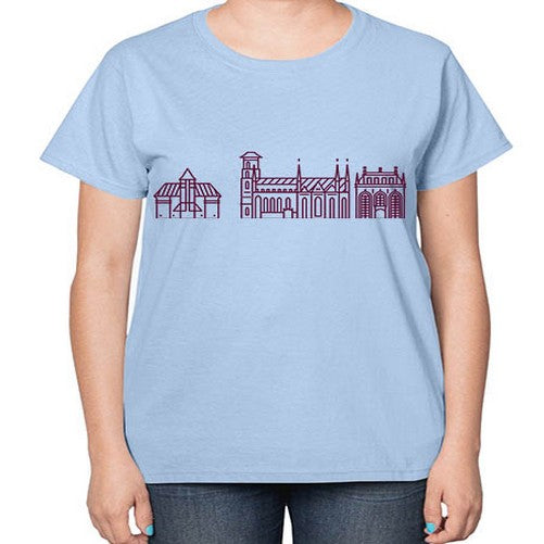 Gdansk 757# - cities-  Ladies T-Shirt