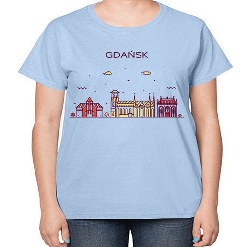 Gdansk 758# - cities-  Ladies T-Shirt