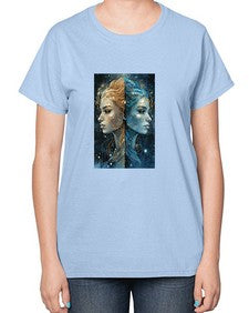 Gemini 56# - gemini-  Ladies T-Shirt