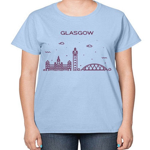 Glasgow 770# - cities-  Ladies T-Shirt