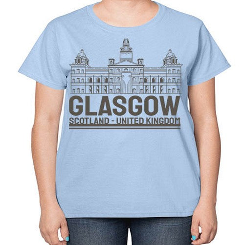 Glasgow 772# - cities-  Ladies T-Shirt