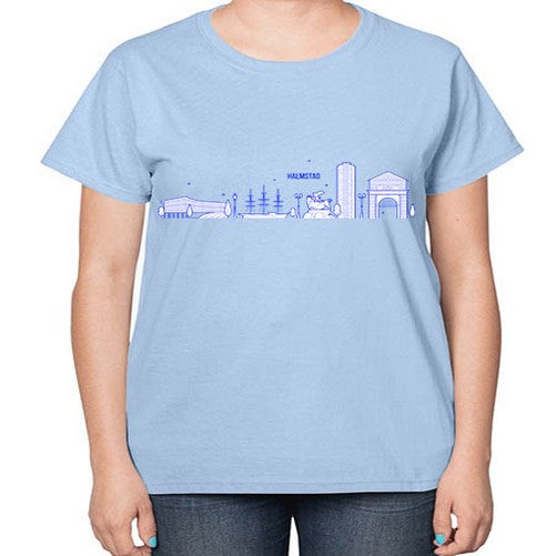 Halmstad 803# - cities-  Ladies T-Shirt