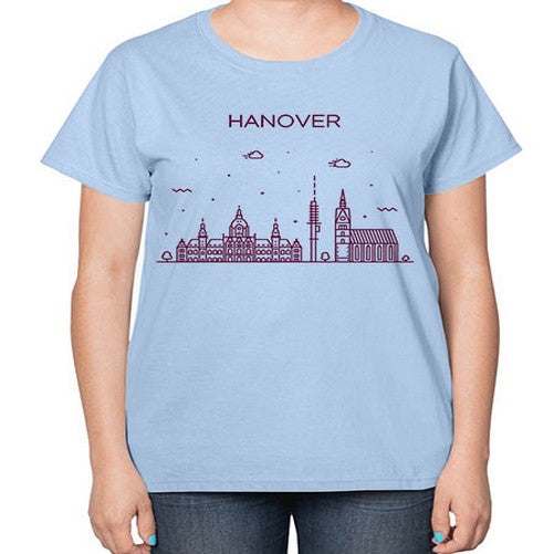 Hanover 816# - cities-  Ladies T-Shirt