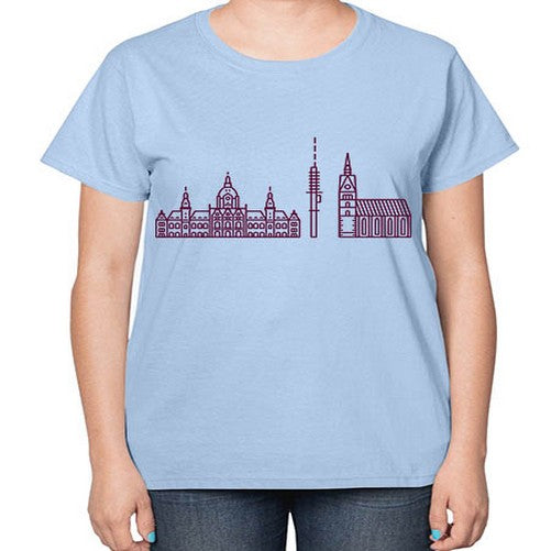 Hanover 817# - cities-  Ladies T-Shirt