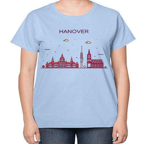 Hanover 818# - cities-  Ladies T-Shirt