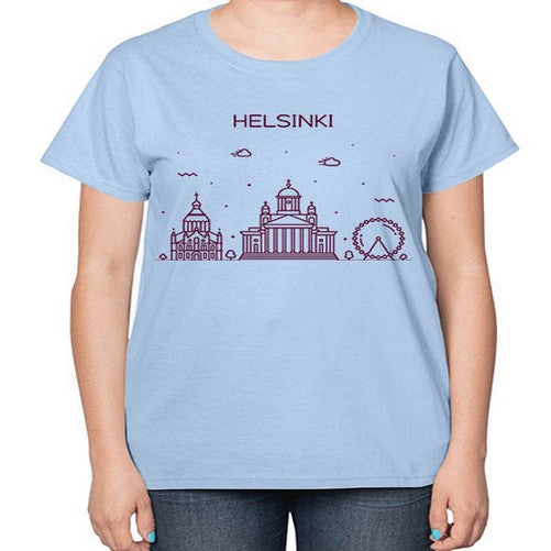 Helsinki 835# - cities-  Ladies T-Shirt