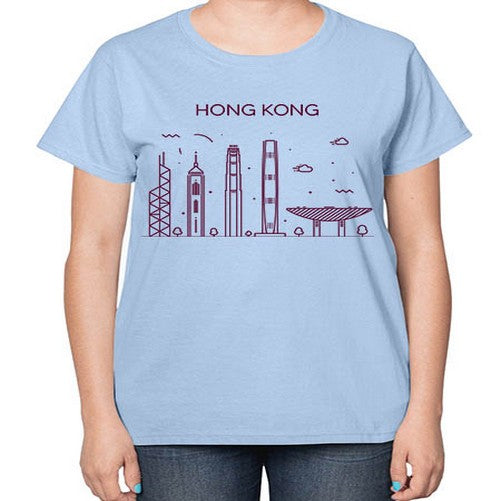 HongKong 900# - cities-  Ladies T-Shirt