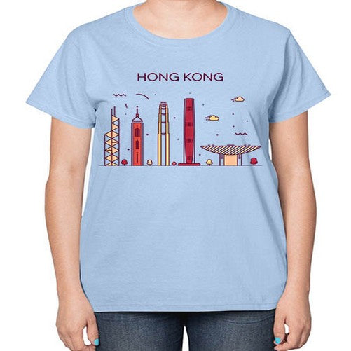 HongKong 902# - cities-  Ladies T-Shirt