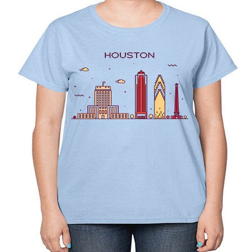 Houston 911# - cities-  Ladies T-Shirt