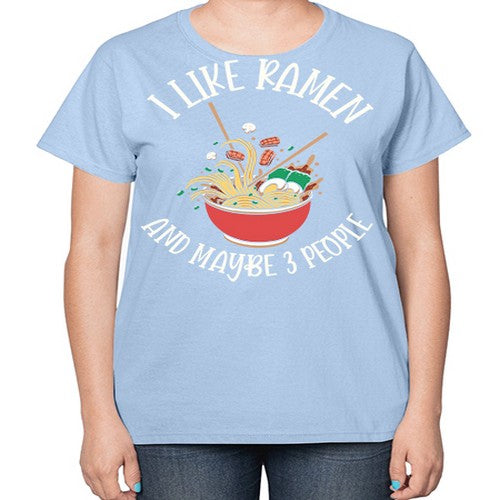 I Like Ramen Japanese Noodles 239# - anime-  Ladies T-Shirt