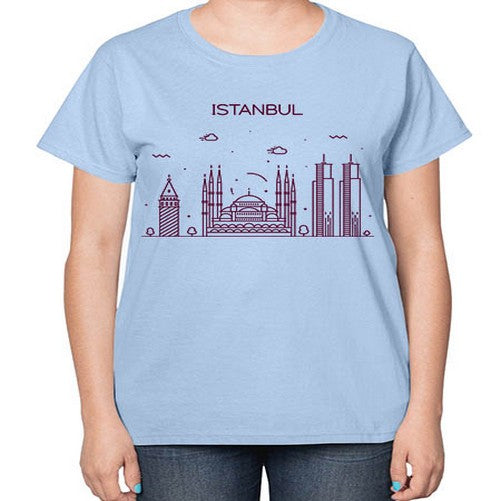 Istanbul 965# - cities-  Ladies T-Shirt