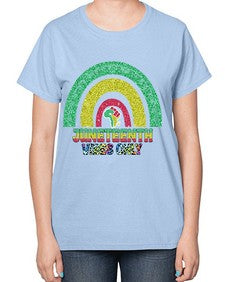 Juneteenth Vibes Only 5# - black juneteenth-  Ladies T-Shirt