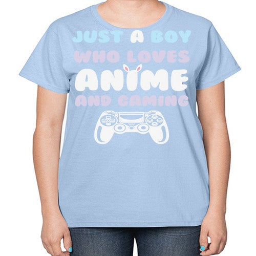 Just A Boy Who Loves 261# - anime-  Ladies T-Shirt