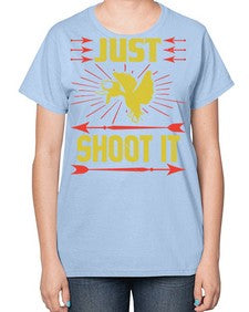 Just shoot it Style 32# - ducks-  Ladies T-Shirt