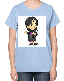Kid 147# - cartoon general-  Ladies T-Shirt