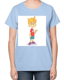 Kid 148# - cartoon general-  Ladies T-Shirt