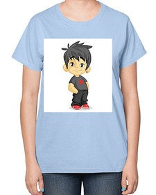 Kid 149# - cartoon general-  Ladies T-Shirt