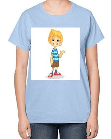 Kid 151# - cartoon general-  Ladies T-Shirt