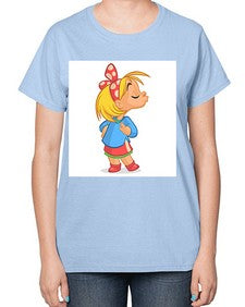 Kid 152# - cartoon general-  Ladies T-Shirt