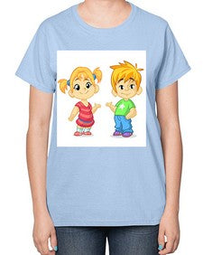 Kid 157# - cartoon general-  Ladies T-Shirt