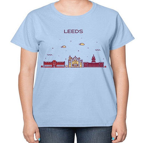 Leeds 1125# - cities-  Ladies T-Shirt