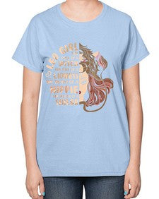 Leo girl 289# - leo-  Ladies T-Shirt