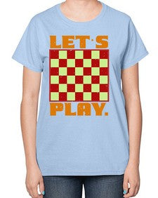 Lets play 135# - chess-  Ladies T-Shirt