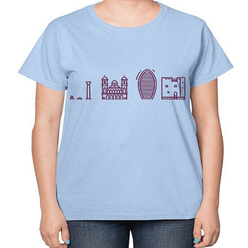 Limassol 1142# - cities-  Ladies T-Shirt