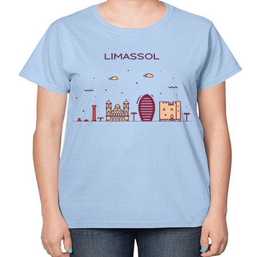 Limassol 1143# - cities-  Ladies T-Shirt