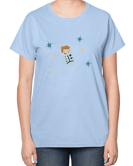Littlespaceman 16# - space-  Ladies T-Shirt