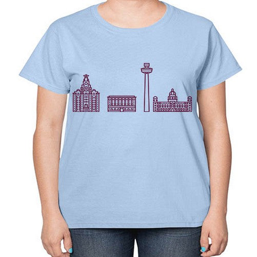 Liverpool 1151# - cities-  Ladies T-Shirt