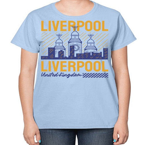 Liverpool 1152# - cities-  Ladies T-Shirt