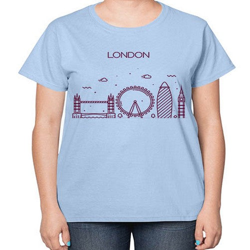 London 1156# - cities-  Ladies T-Shirt