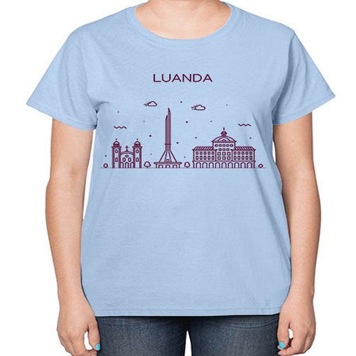 Luanda 1178# - cities-  Ladies T-Shirt