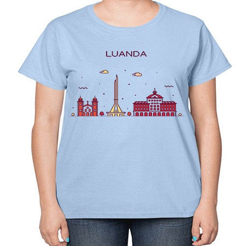 Luanda 1180# - cities-  Ladies T-Shirt