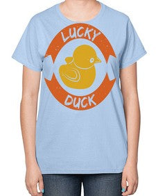 Lucky Duck Style 27# - ducks-  Ladies T-Shirt