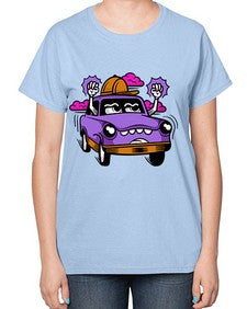 Mad driver 162# - cartoon general-  Ladies T-Shirt