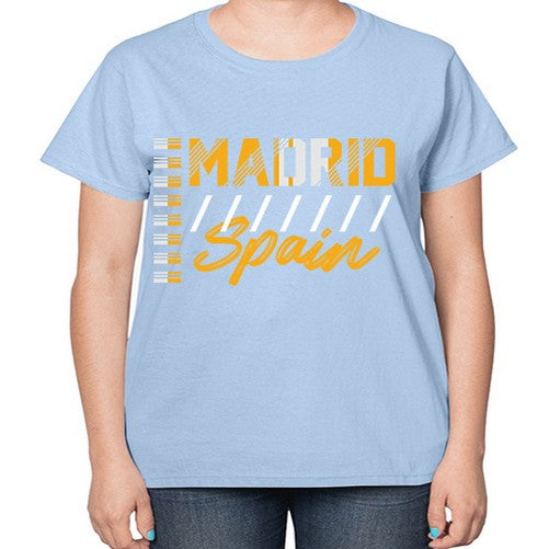 Madrid 1204# - cities-  Ladies T-Shirt