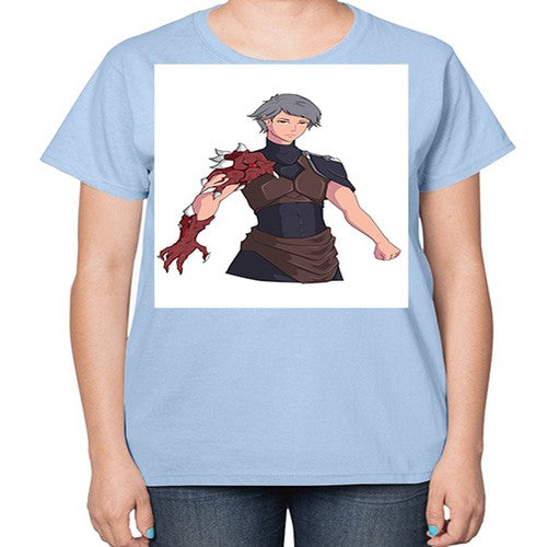 Man has parasite on hand 14# - anime-  Ladies T-Shirt