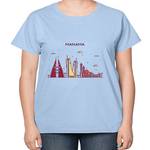 Manama 1225# - cities-  Ladies T-Shirt