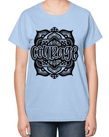 Mandala Courage 759# - mandala-  Ladies T-Shirt