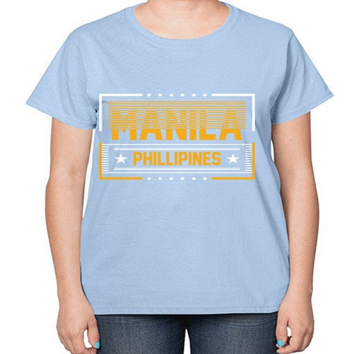 Manila 1233# - cities-  Ladies T-Shirt