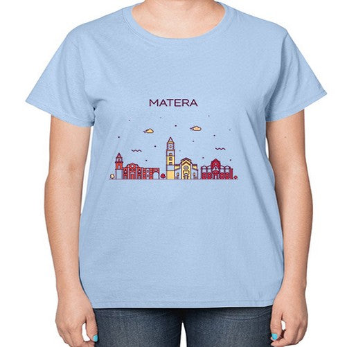 Matera 1259# - cities-  Ladies T-Shirt