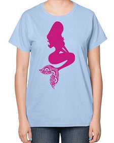 MermaidMandalaUpdated 933# - mandala-  Ladies T-Shirt