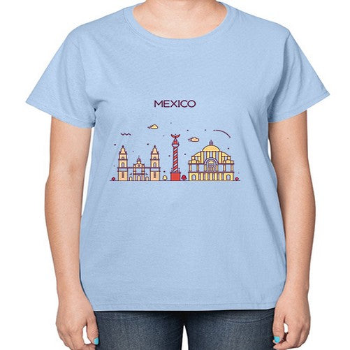 Mexico 1277# - cities-  Ladies T-Shirt