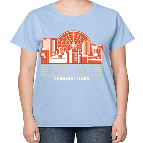 Miami 1284# - cities-  Ladies T-Shirt