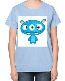 Monster 181# - cartoon general-  Ladies T-Shirt