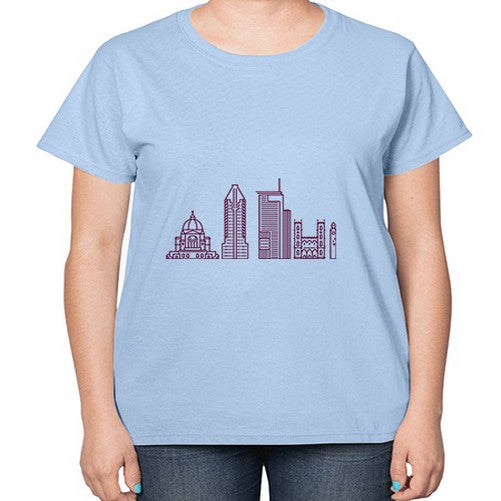 Montreal 1347# - cities-  Ladies T-Shirt